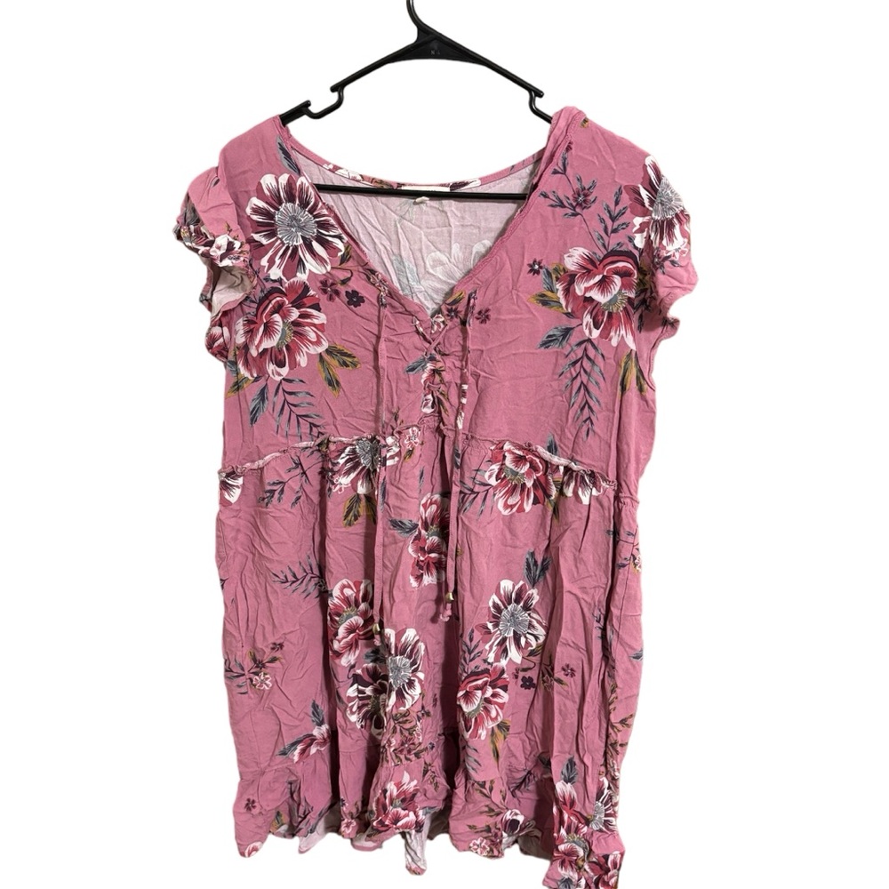 Women’s Maurice’s Purple Floral Dress Size XL